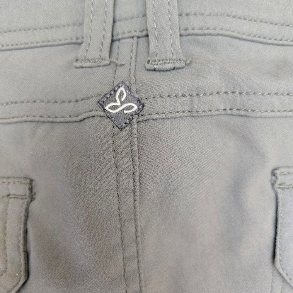 Prana Women's Cargo Pants Khaki Green Straight‎ Leg Outdoor Casual Sz 16 - Picture 5 of 9